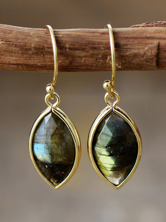 Labradorite Tear drop earrings