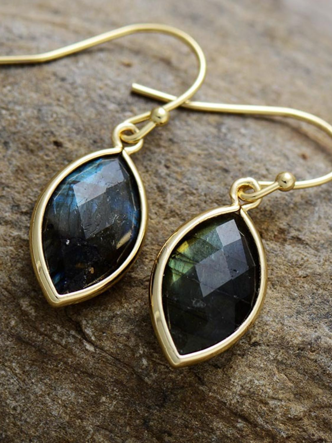 Labradorite Tear drop earrings